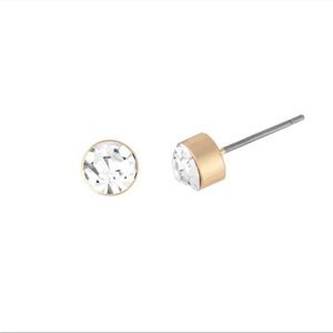 🍒5/$25🍒New Crystal Studded Gold Earrings